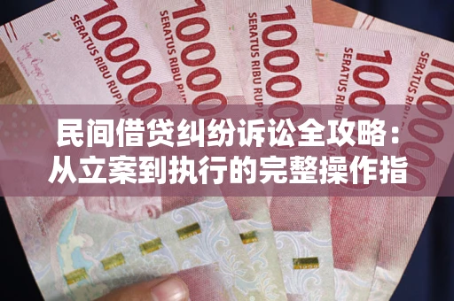 武汉民间借贷纠纷诉讼全攻略：从立案到执行的完整操作指南