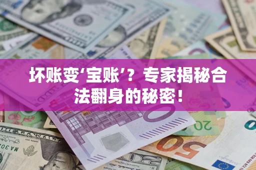 武汉坏账变‘宝账’？专家揭秘合法翻身的秘密！