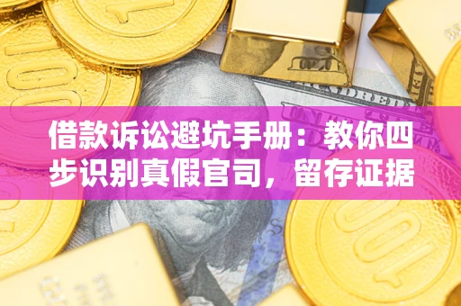 武汉借款诉讼避坑手册：教你四步识别真假官司，留存证据不踩雷