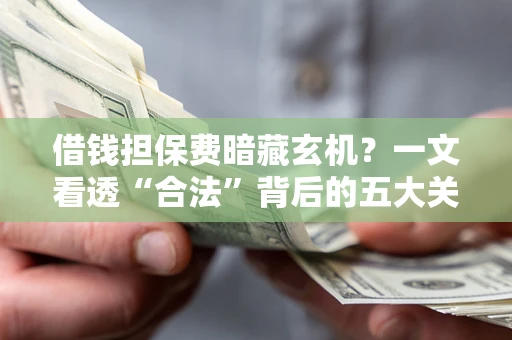 武汉借钱担保费暗藏玄机？一文看透“合法”背后的五大关键陷阱