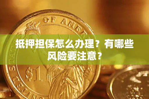武汉抵押担保怎么办理？有哪些风险要注意？