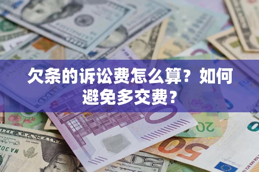 武汉欠条的诉讼费怎么算？如何避免多交费？