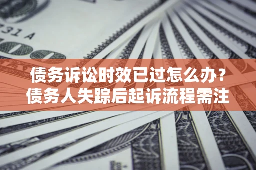 武汉债务诉讼时效已过怎么办？债务人失踪后起诉流程需注意什么？