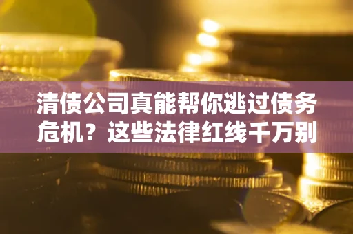 武汉清债公司真能帮你逃过债务危机？这些法律红线千万别踩