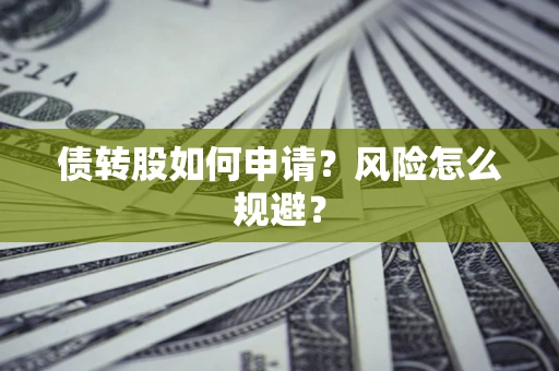 武汉债转股如何申请？风险怎么规避？