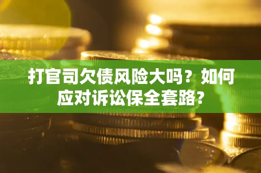 武汉打官司欠债风险大吗？如何应对诉讼保全套路？