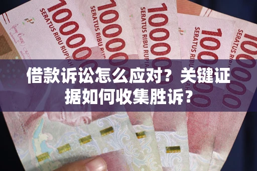 武汉借款诉讼怎么应对？关键证据如何收集胜诉？