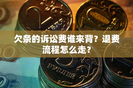 武汉欠条的诉讼费谁来背？退费流程怎么走？